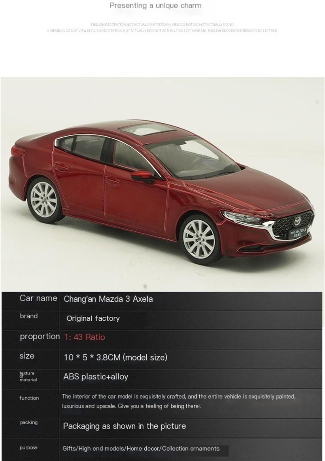 Amazon.co.jp: ミニカー スケールモデルカー 1/43 に適合 マツダ 3